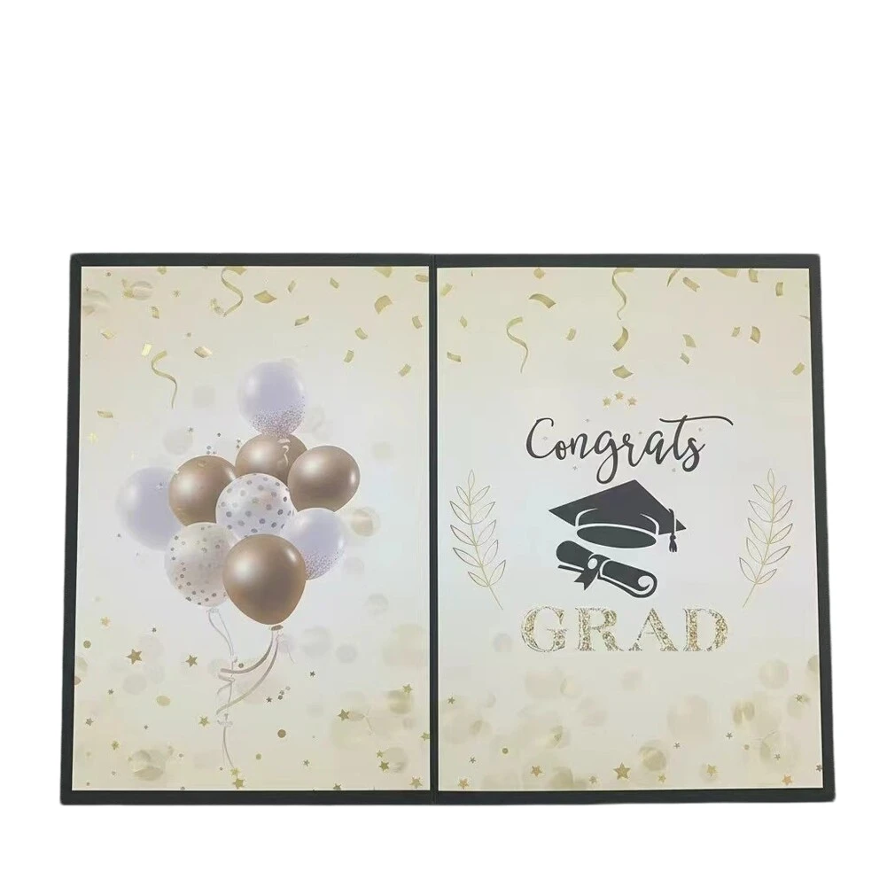 2026 Graduation Guestbook Alternative with Focused Design Elements That Highlight the Year and Ceremony Significance