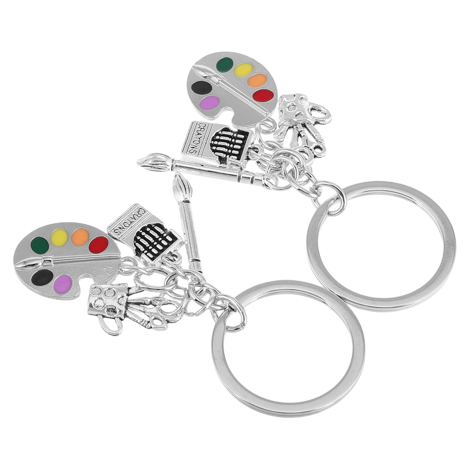

Student Keychain Artist Paint Palette for Decorate Artists