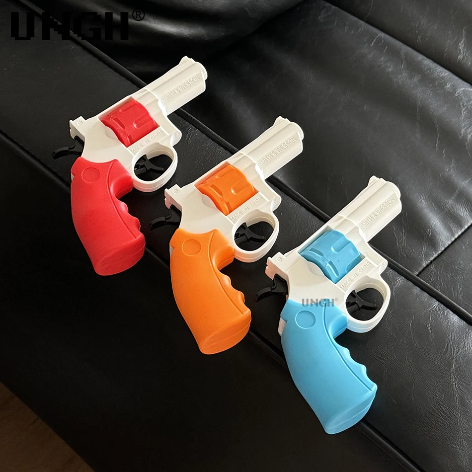 UNGH Manual Water Gun Revolver Summer Swimming Pool Beach Water Battle Play Fighting Game Outdoor Toy for Children Boy Kids