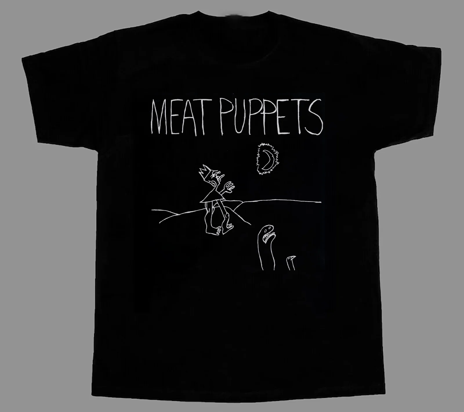 MEAT PUPPETS BUCKETHEAD T-Shirt Short Sleeve Cotton Black Men S to 5XL BE1470