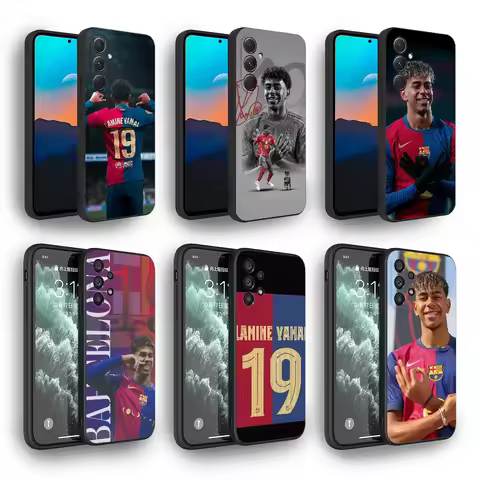 Lamine Football Player Y-Yamals 19 Phone Case For Samsung Galaxy S25 S24 S23 S22 S21 PLUS ULTRA