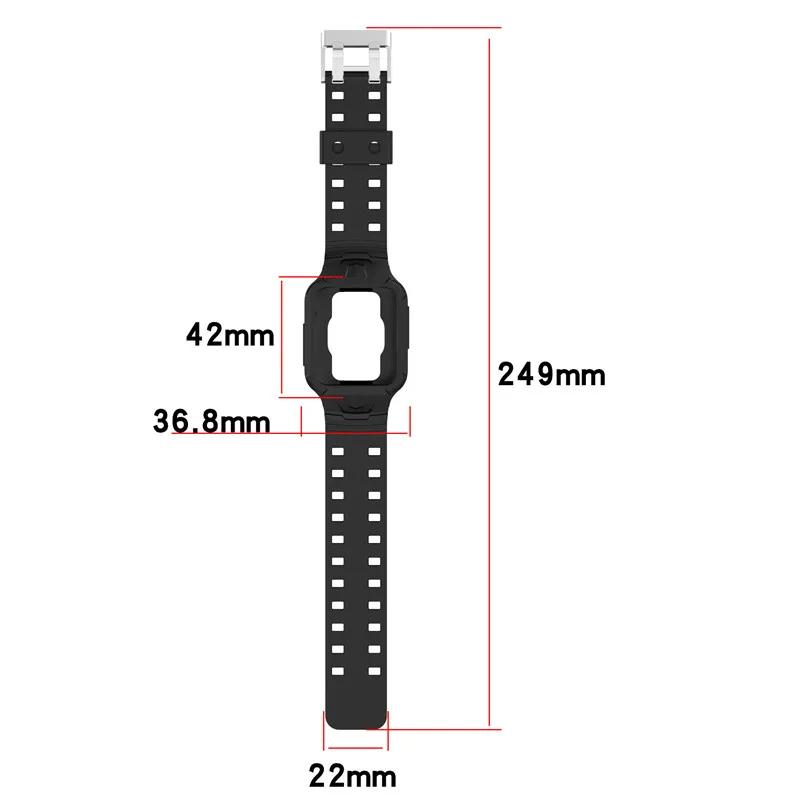 Shockproof Band Case for Redmi Watch 2 Lite / Mi Watch Lite POCO Watch Redmi Horloge 2 Bracelet Sport Correa