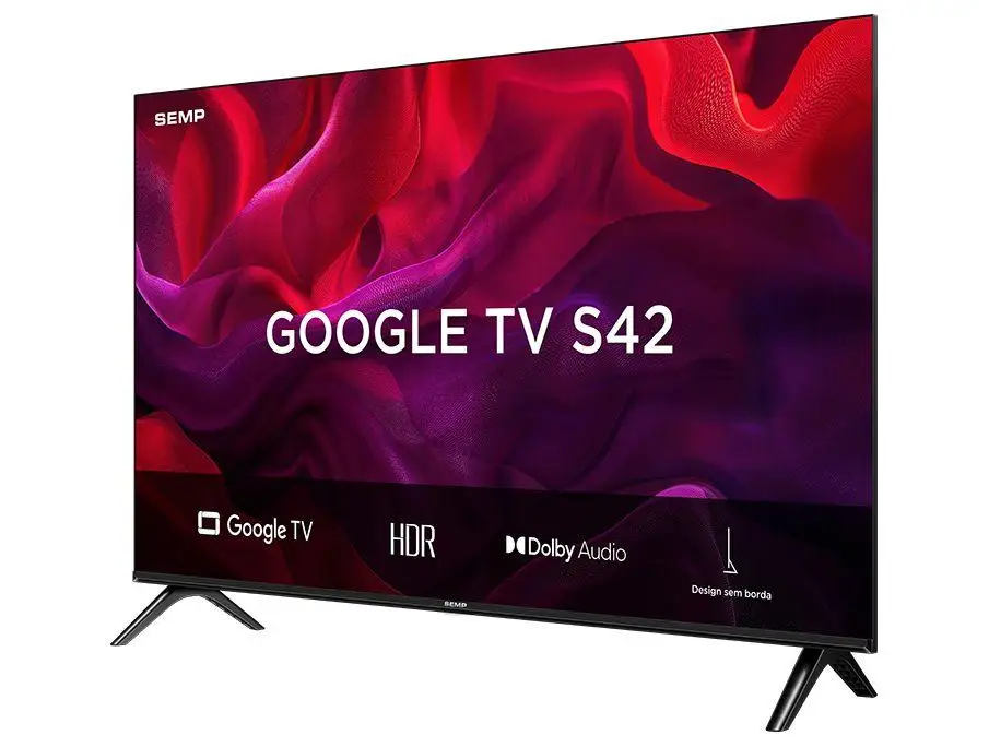 Smart TV 32" TCL HD LED 32S42 Google TV 2 HDMI