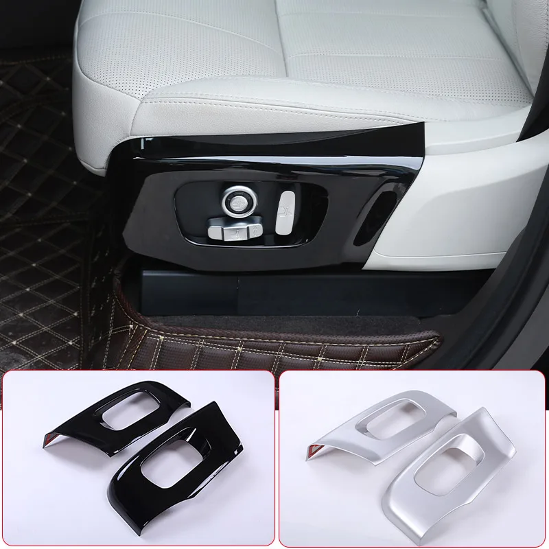 

For Land rover Discovery 5 2017-20 For Range Rover Velar RR Sport 2018 2019 2020 ABS Chrome Car Seat Side Cover Frame Trim