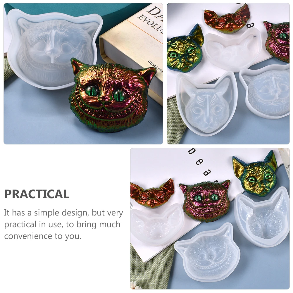 

Owl Silicone Mold Christmas Ornament Decorations Small DIY Epoxy Resin Crafts Animal Heads Shaped Home Accessories Jewelry