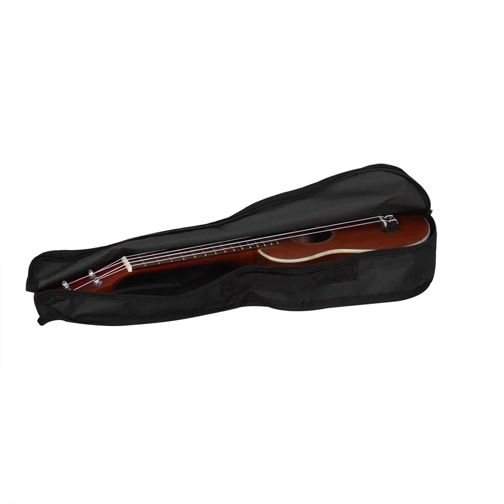 IRIN 21 Inch Ukulele Bag Soft Case Monolayer Bag Black Portable Durable Shoulder Backpack Padded Musical Instrument Accessory image 4