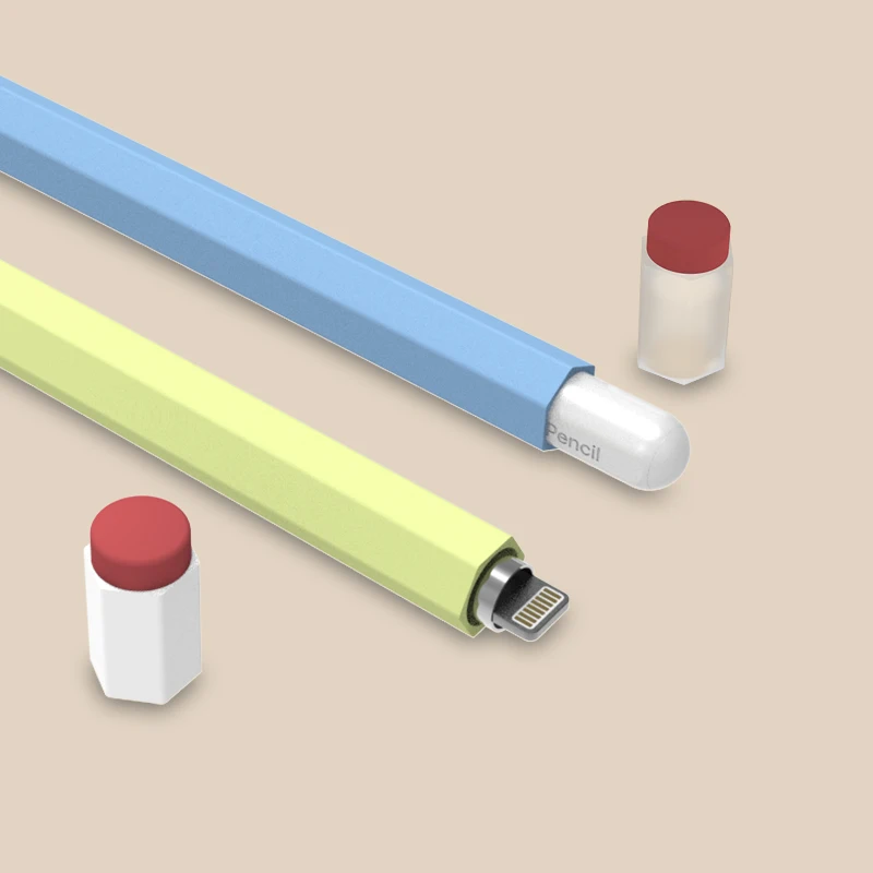 Tablet Touch Pencil Case Silicone Stylus Protection Case for Apple Pencil 1st Or 2nd Generation Or Pencil USB-C Or Pencil Pro