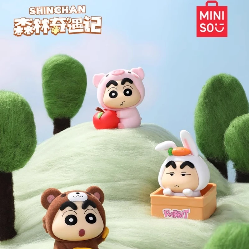 

MINISO Crayons Shin-Shin-Lin Adventures Three-dimensional Plush Cute Gift Mysterious Box