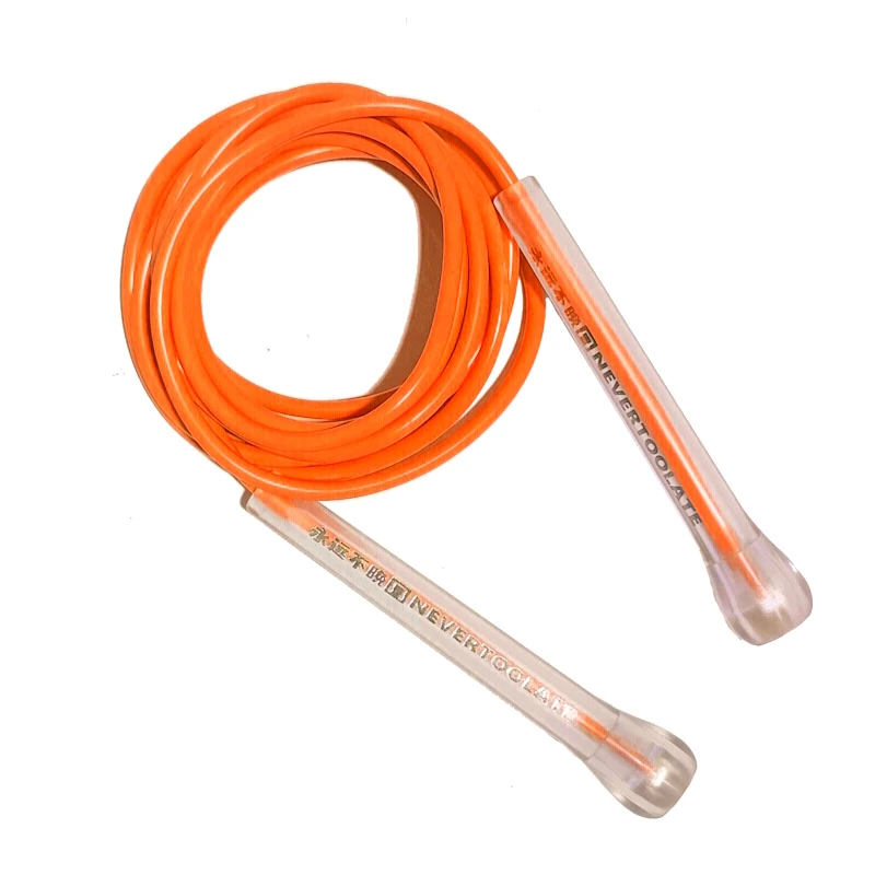 5mm NEVERTOOLATE  EXTRA LONG 3.2 METERS abs handle boxing speed  Soft PVC Jump skip Rope Tangle Free Skipping crossfit Fitness