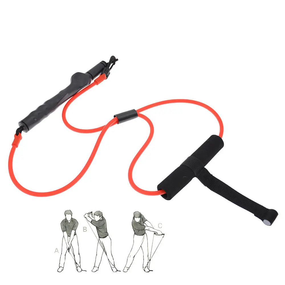 Durable Golf Training Equipment Golf Swing Resistance Bands Golf Training Aids Pull Rope