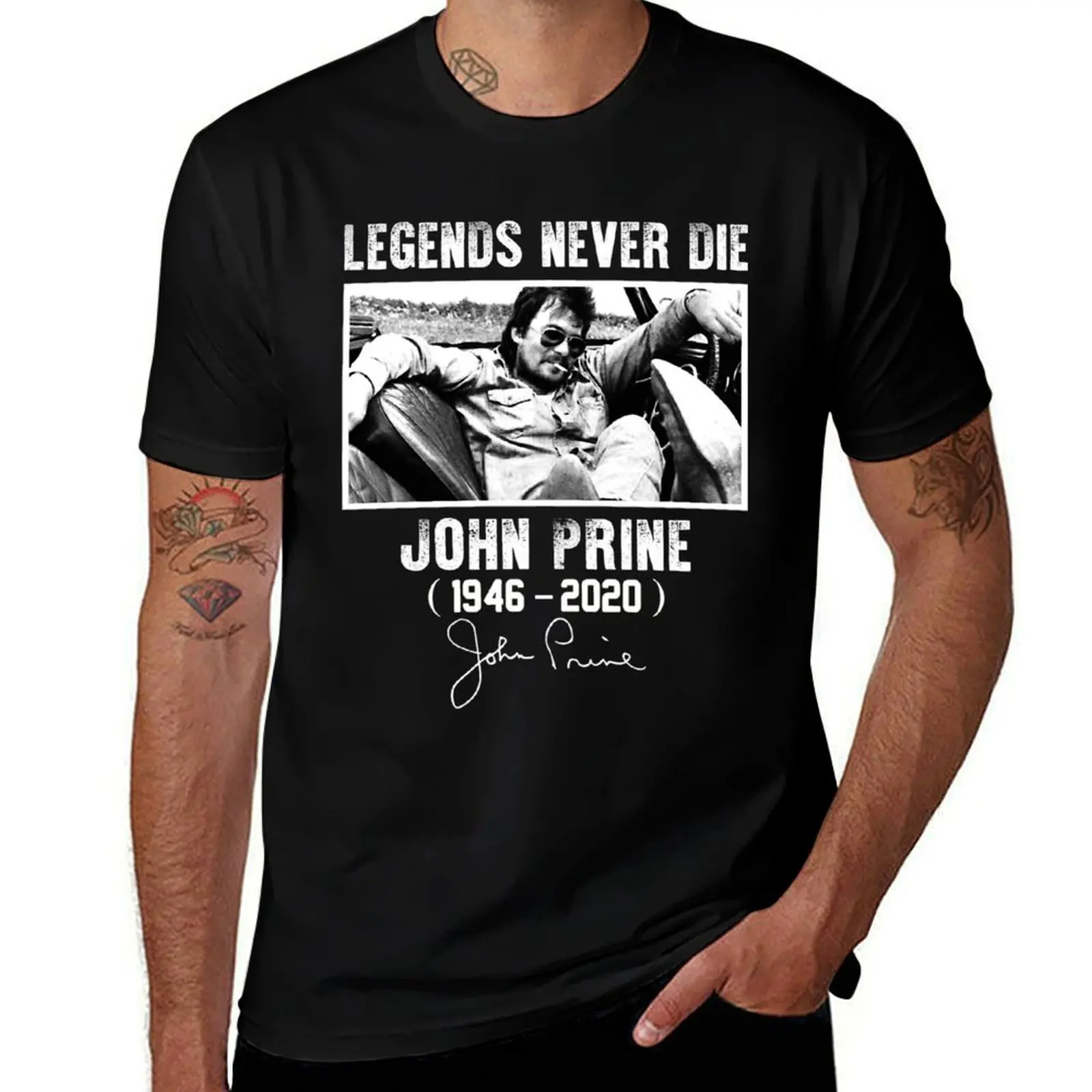 

John Prine (4) T-Shirt quick drying custom t shirt anime t shirts vintage graphic tee t shirts men