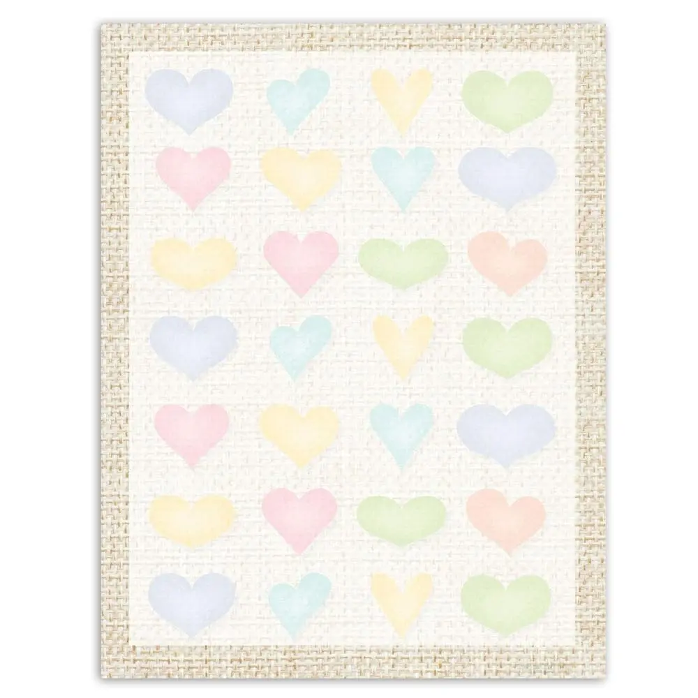 

Канцелярские товары Rustic Hearts - Бумага ко Дню святого Валентина - 60 листов формата 8,5 x 11 - Бумага для любовных писем