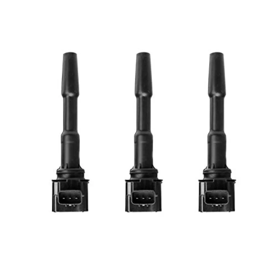 

Set of 3 Ignition Coil Pack Compatible with Smart 2016 2017 Fortwo 1.0L L6 2016 2017 Fortwo 0.9L L3 Turbo and 2016 2017 Fortwo