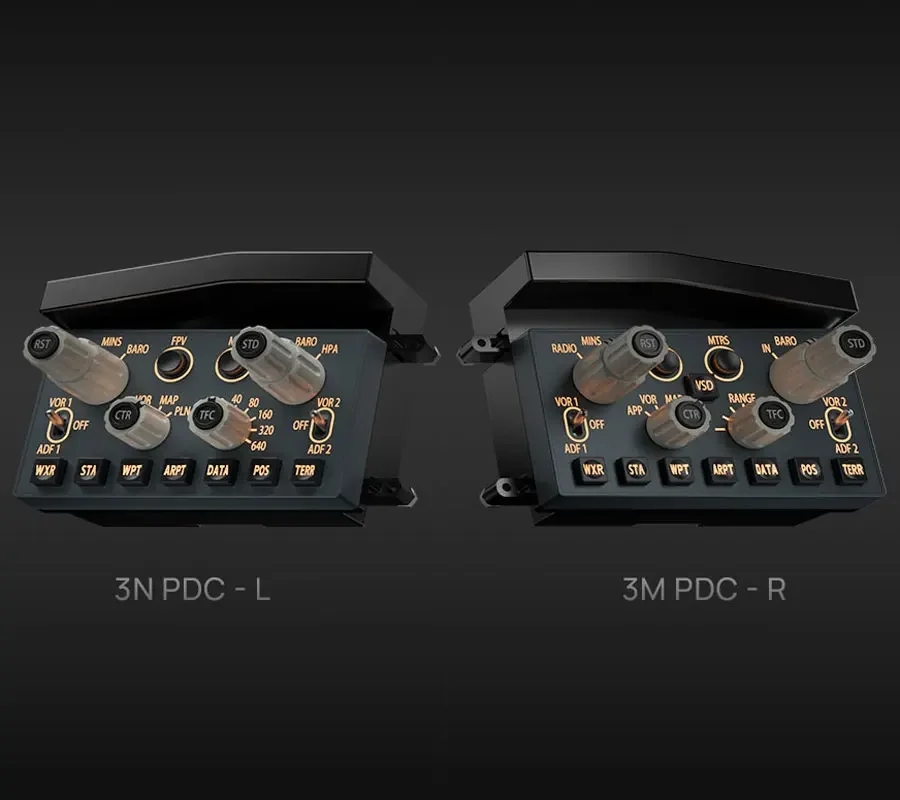 WINWING Flight Simulator PDC 3N /PDC3M Left And Right Flight Panel Zibo PMDG IFly For X-Plane MSFS