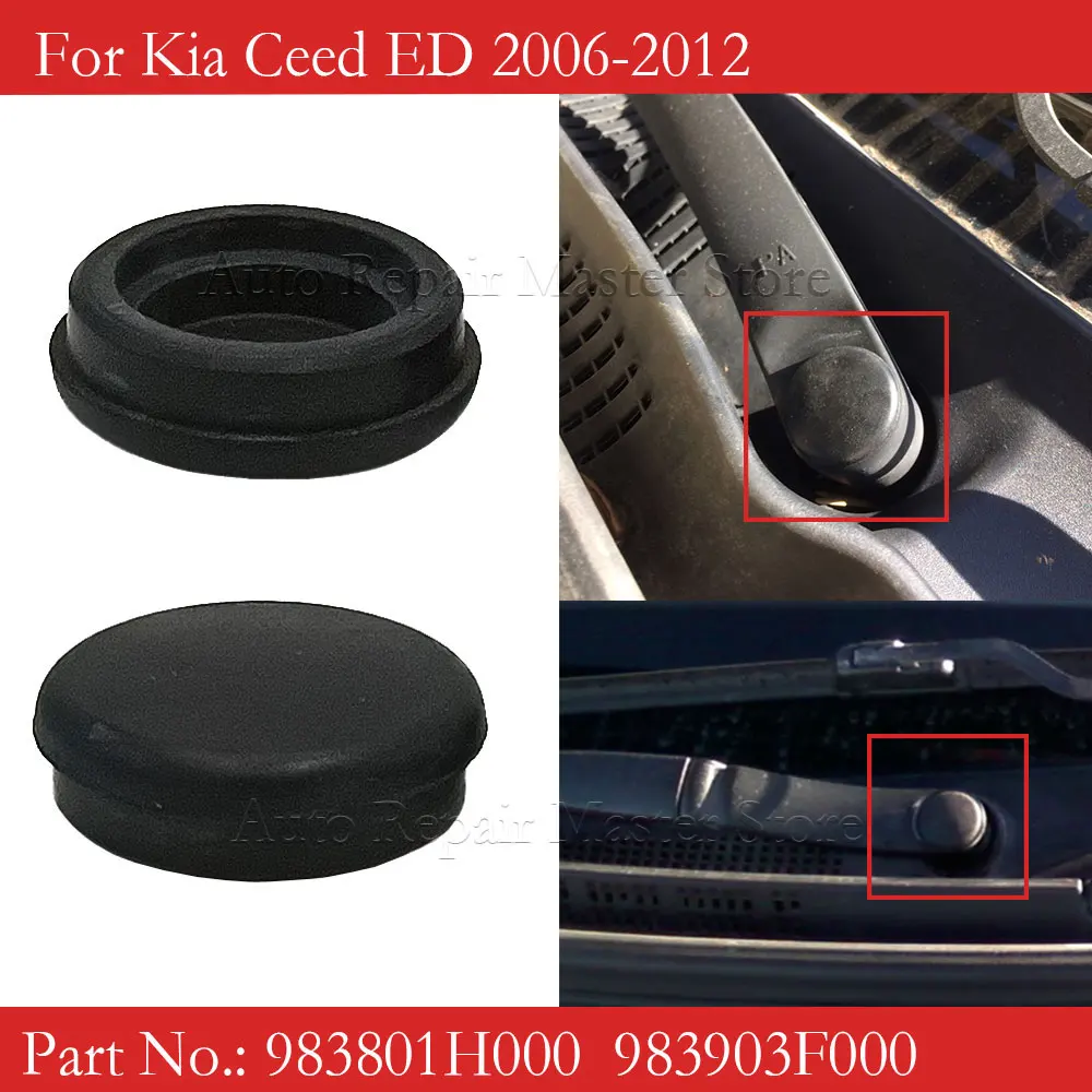 For Kia Ceed ED 2006 2007 2008 2009 2010 2011 2012 Front Wiper Arm Nut Cover Rubber Cap Bolt 983903f000