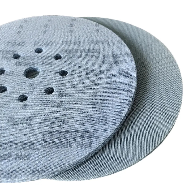 FESTOOL Granat Net Grid Sandpaper 9 Inch 225mm P240 Abrasive Sheet 10 Pieces