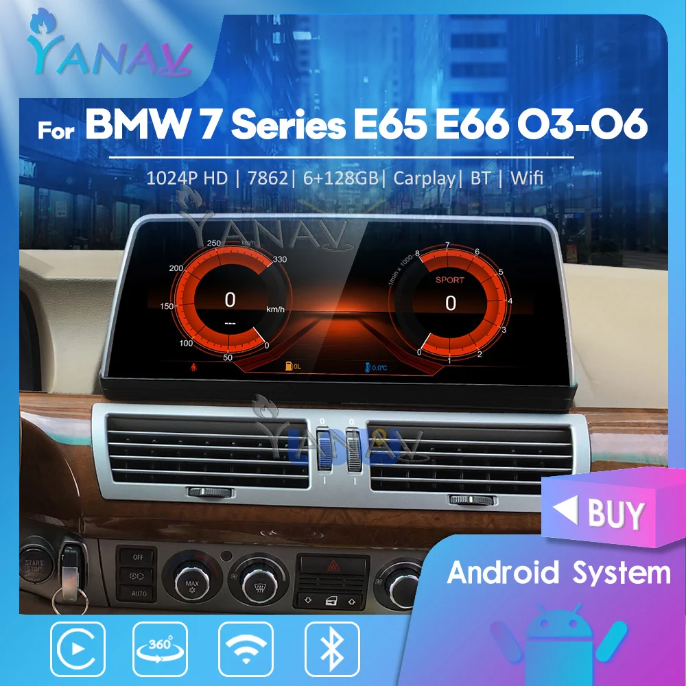 Nowoczesny multimedialny odtwarzacz Android dla BMW 7 Series E65 (2003–2006) – kompletna recenzja i porady użytkownika