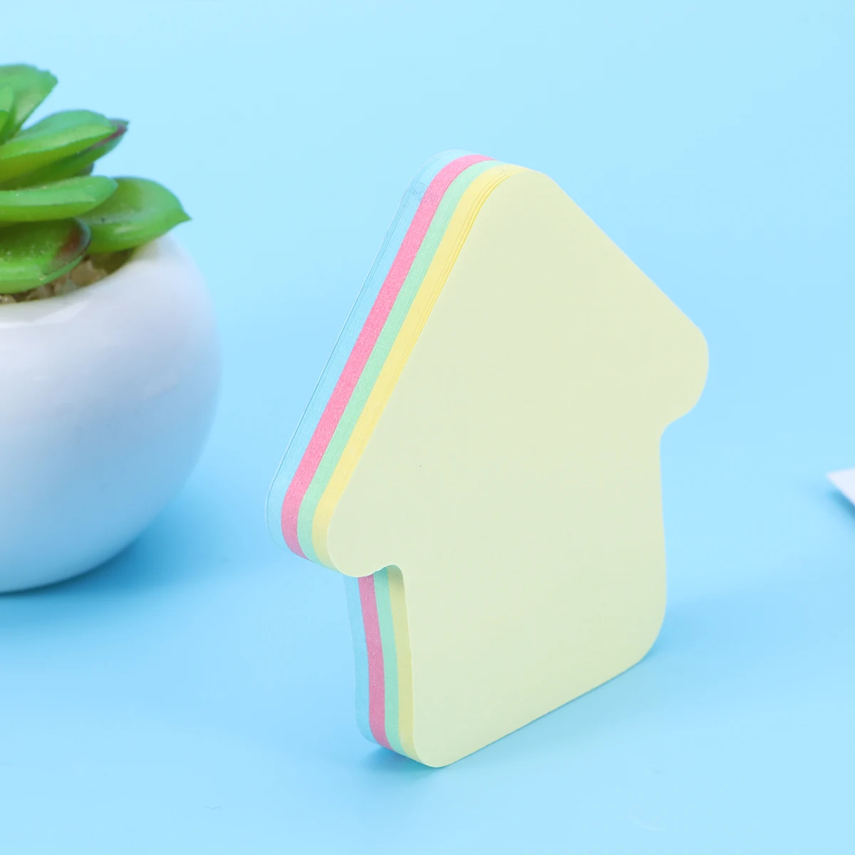 

1200pcs Sticky Notepad Creative Memo Pad Post Notes School Stationery Office Supplies Reusable Small Portable Fits Wall Fridge