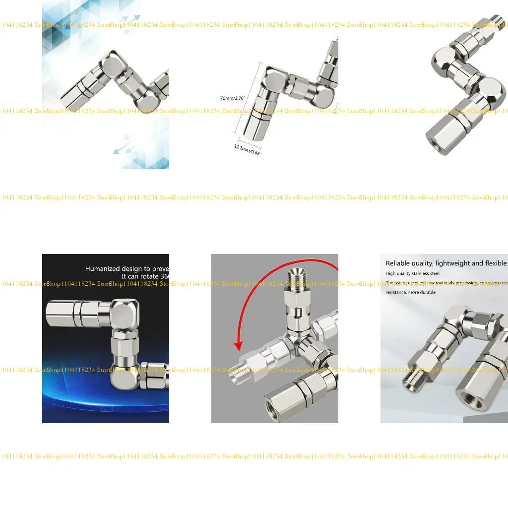 

P9FB Swivel Joint High Pressure Universal Paint Sprayer Swivel Adapter for Paint Spray Guns Airless Sprayers Connector