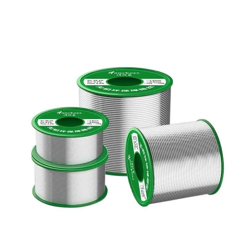 50g-500g Solder Tin Wire Eco-friendly Low Melting Point No Clean Needed SN99.3CU0.7 Leady Free/Leady Soldering Tin Wire