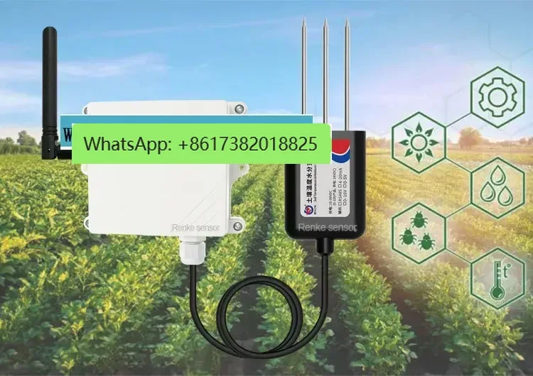 Sensor de umidade do solo sem fio analógico RS485 multi-saída Sensor de umidade do solo Lora