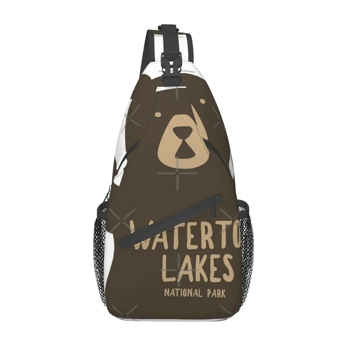 

Waterton Lakes National Park Peace Bear Chest Bag Personalized Large capacity Gift Nice gift Multi-Style