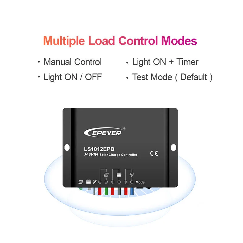 EPEVER 10A 20A Solar Street Light Solar Charger Controller with Timer and Light Controller IP67 Waterproof LS1024EPD LS2024EPD