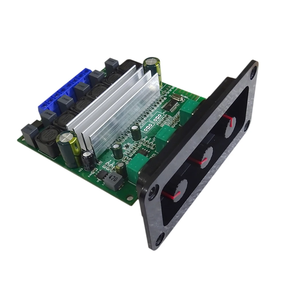 

N82R TPA3156D2 2.1-канальная цифровая плата усилителя Bluetooth 5.0, 2X 70 Вт + 140 Вт, мощный сабвуфер, усилитель класса D, DC8V-24V