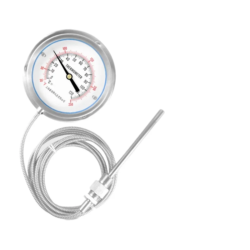 WTZ/WTQ-280 Stainless steel 304 pressure thermometer, printing and dyeing machinery tanker