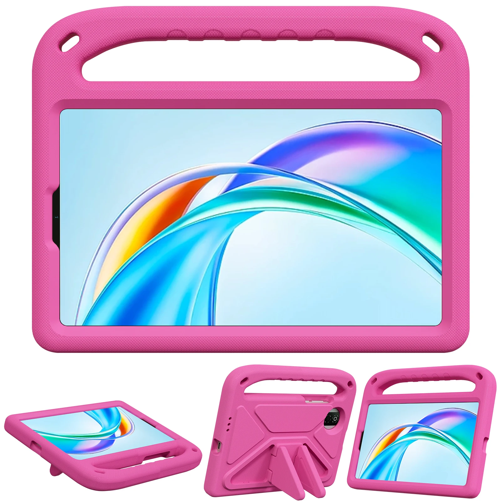 Kickstand EVA Case For For Huawei Honor Pad X7 2025 8.7 inch With Portable Hand Holder Kids Friendly Cover Shockproof Protection