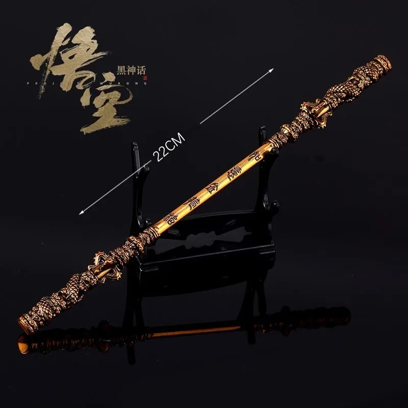 30cm Black Myth: WuKong Figure Golden Cudgel Action Figures Hot Game Alloy Figurine Model Room Decor Toy Fans Gift