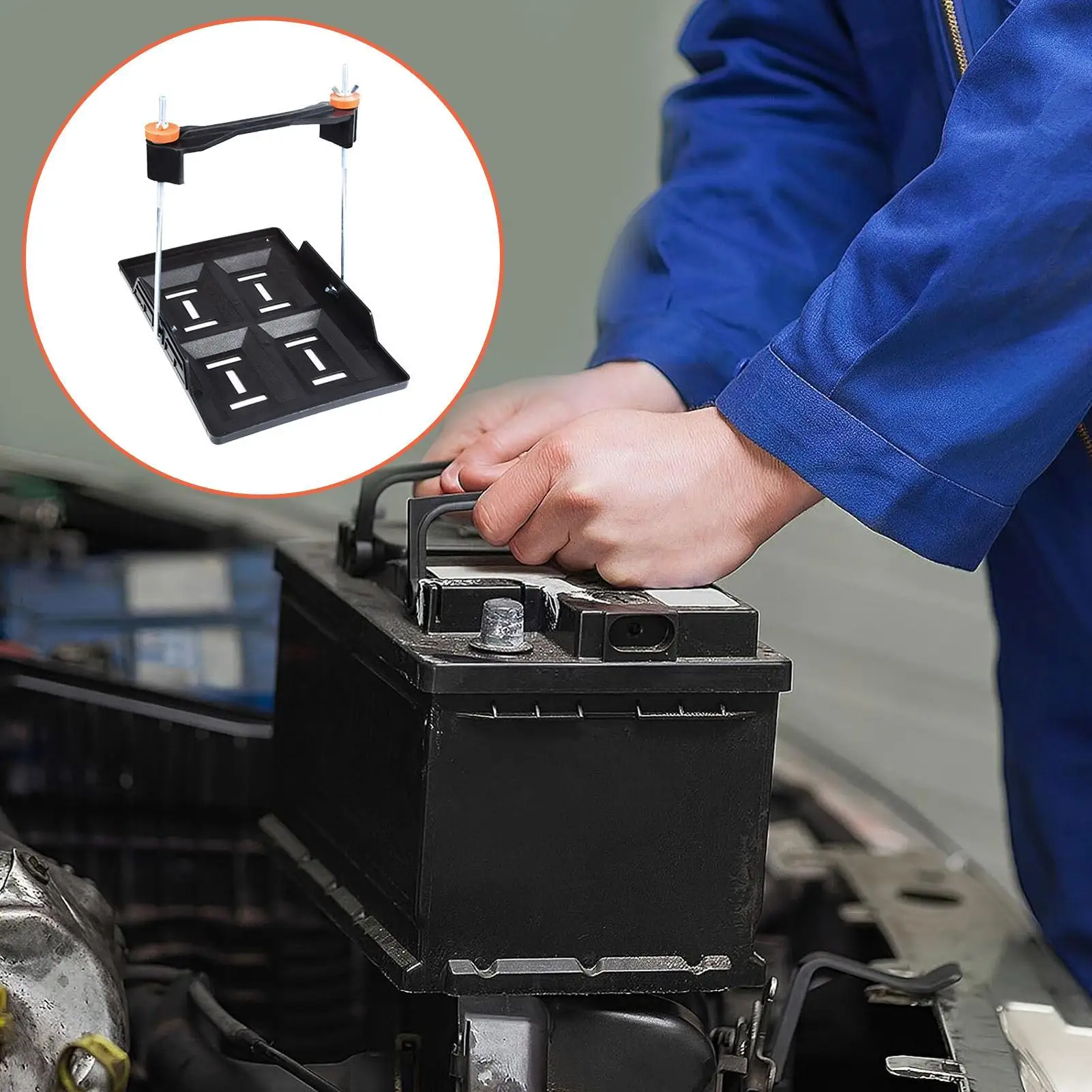 

Регулируемый держатель-кронштейн для аккумуляторной батареи, основание для крепления аккумулятора для автомобилей, грузовиков, прицепов, фургонов, лодок, морского транспорта