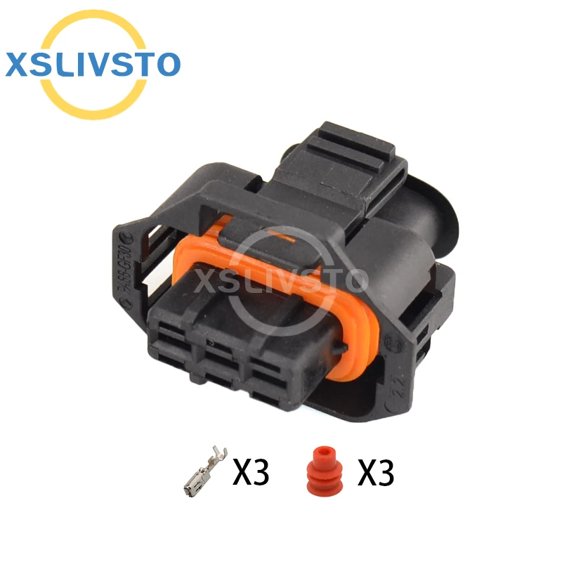 3 Pin Female 3.5mm Plug Waterproof Auto Connector Diesel Injection Pump Use For Boschs 1928403968