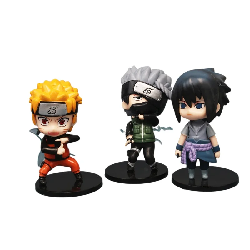 Figuritas periféricas de juguete de 2ª generación, Sasuke, Kakashi, adornos de periféricos de película, regalos de escritorio