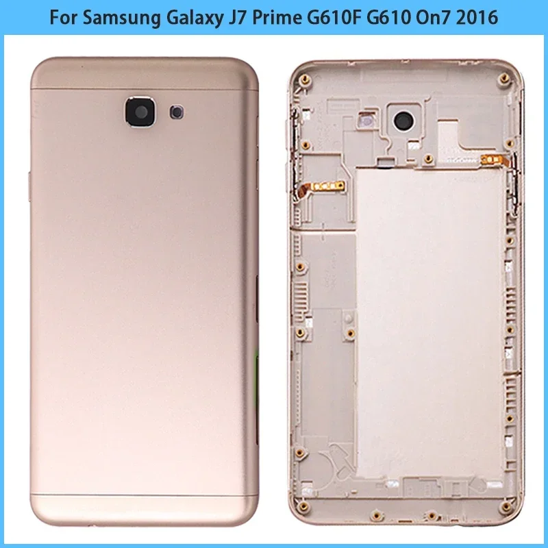 New for Samsung Galaxy J5 Prime J7 Prime On5 on7 2016 G570 g610f G610 battery back cover rear door chassis housing case replac