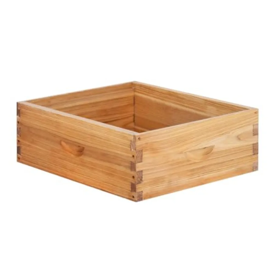 

Beehive Board Unassembled Bee Box Wax Coated Bee Hives Body Comes with Pack of Screws No s or Foundations
