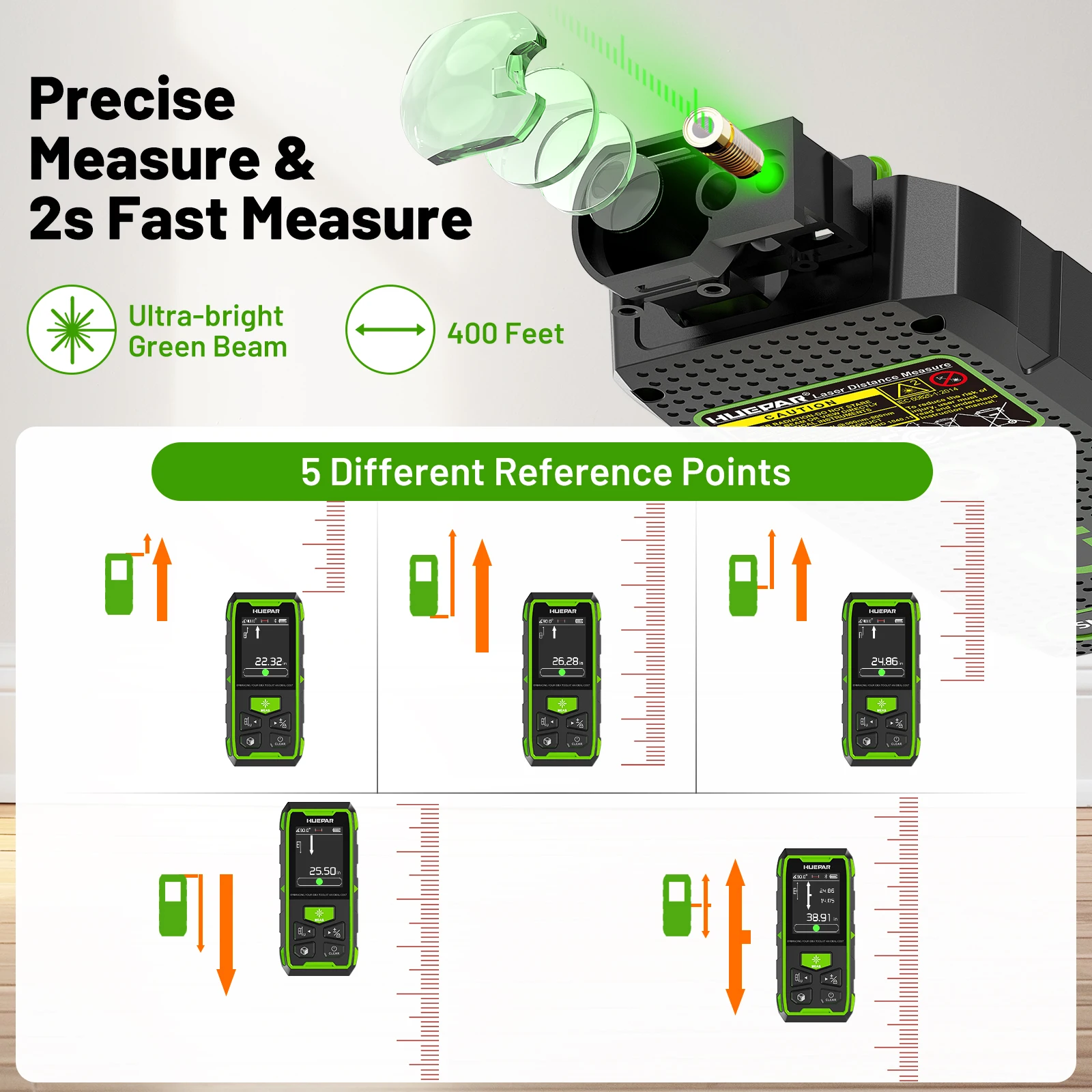 Huepar Green Dual Laser Rangef - Industrial Laser Training recensie en prijs