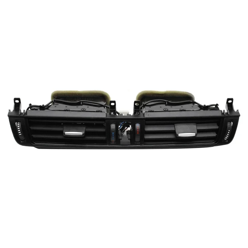 

F9-1 PCS Car Dashboard Center Console Air Conditioner Ac Vent Outlet Grille Black ABS Car Accessories For BMW X5 F15 2013-2018