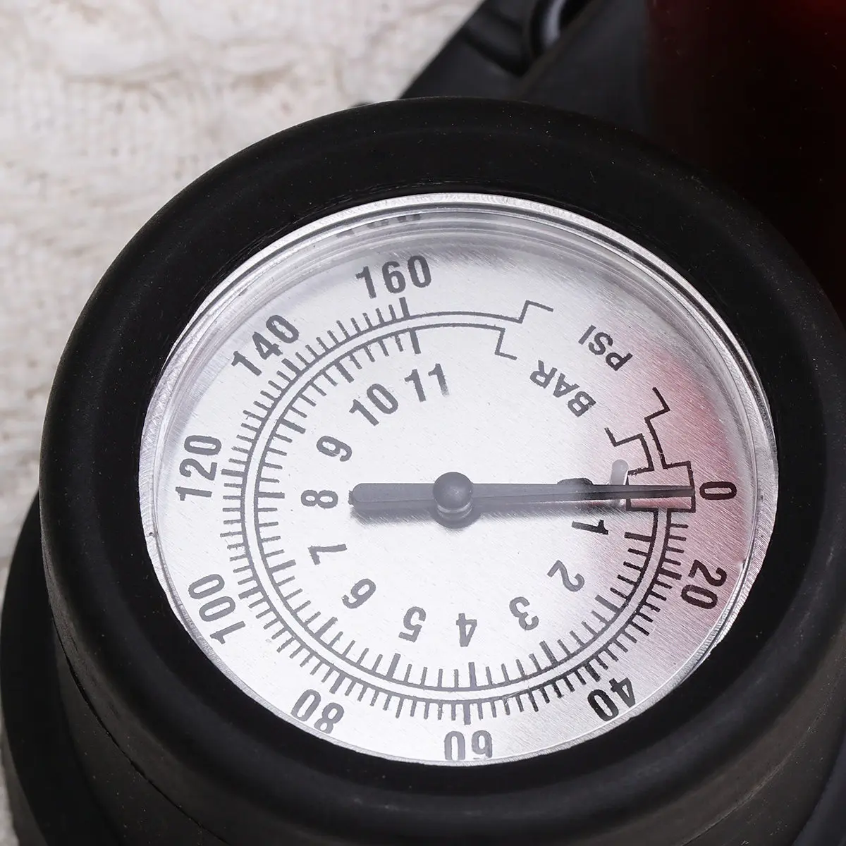 

Portable Mini High-Pressure Floor Pump Bike Tire Inflator Red Dual Head Us French Valve Activated Foot Pump for Basketball