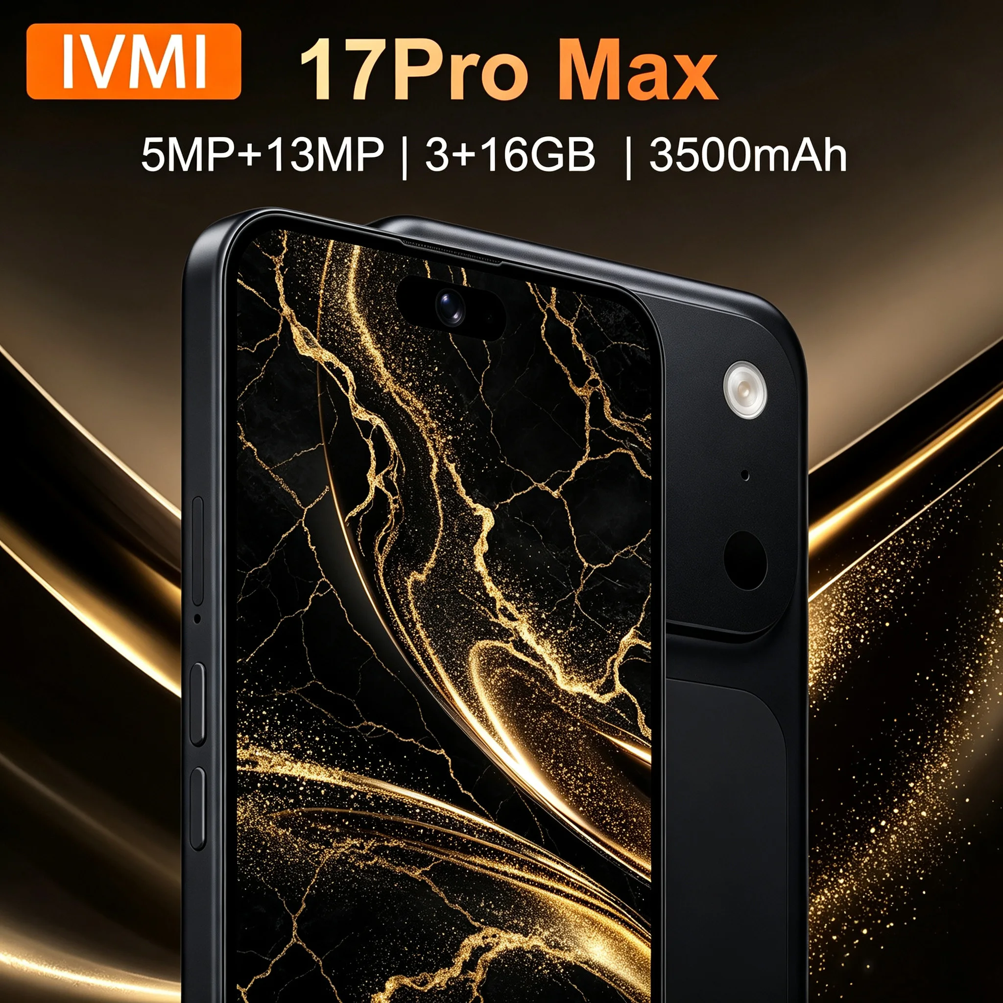 IVMI Mobile Phones I17 Pro Max Smartphone Android10 Cheap 6.7