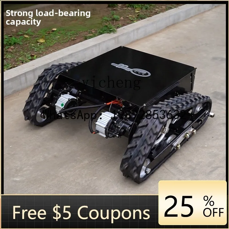 JX Remote Control Crawler Chassis Rubber Track All-Terrain Transport Vehicle Intelligent Climbing King