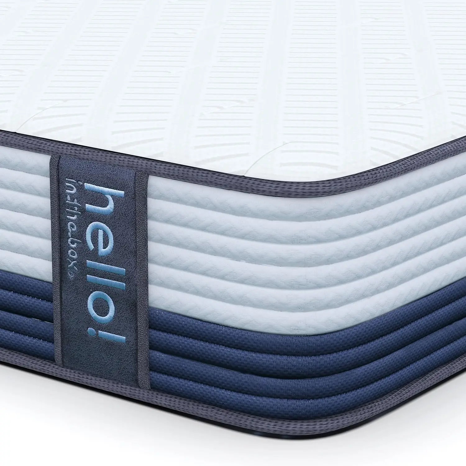 Matelas jumeau hybride en mousse à mémoire de forme, matelas de 10 pouces dans une boîte, ressort de poche Ally, isolation de mouvement pour les instituts oto, matériau respirant