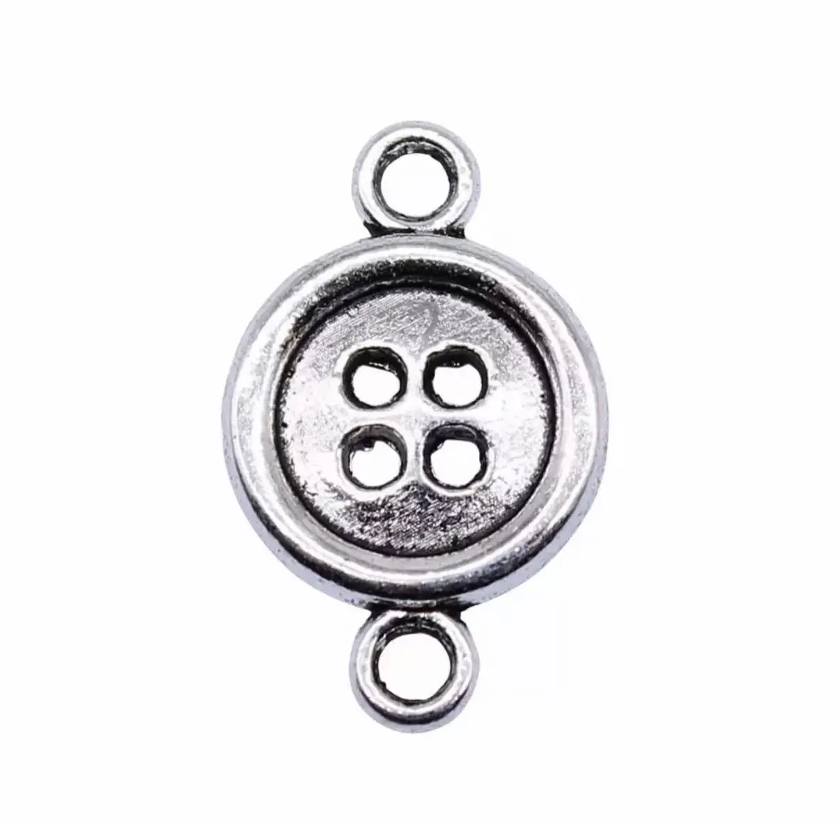 

20pcs 16*10mm Alloy metal button design connector MM2601