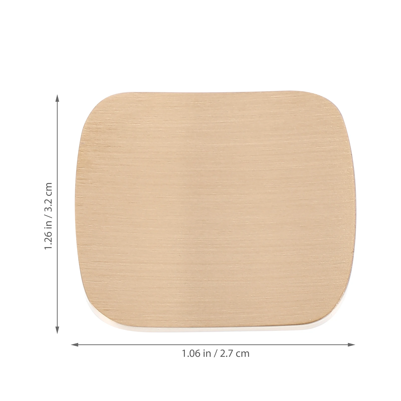 

2pcs Square Pillow Pull Handle Brass Cabinet Wardrobe Knob Drawer Pulling Handles Furniture Door Handle Wear-Resistant