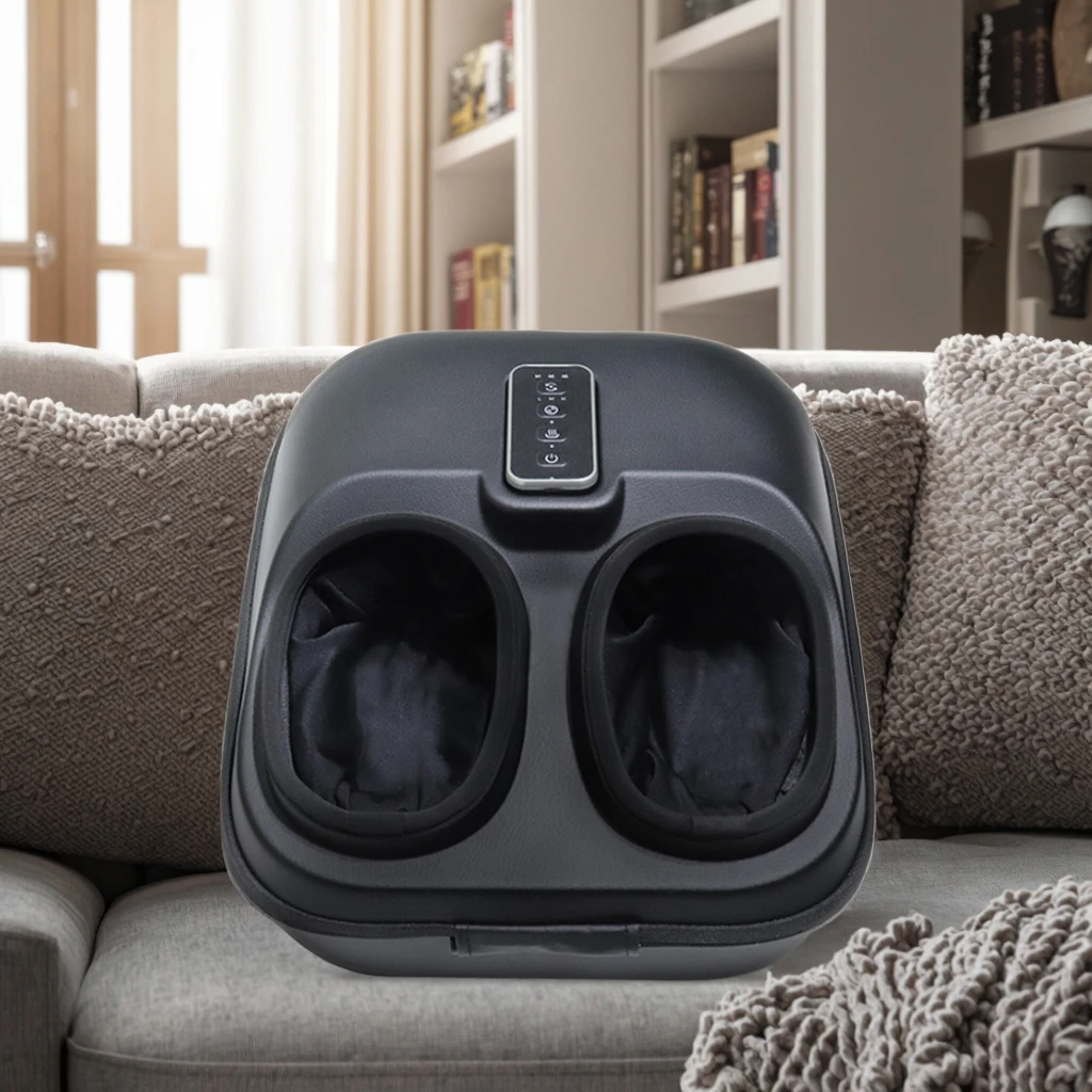 

Electric Smart Relaxing Shiatsu Foot Massager with Heat Therapy and Deep Kneading for Home/Office Use