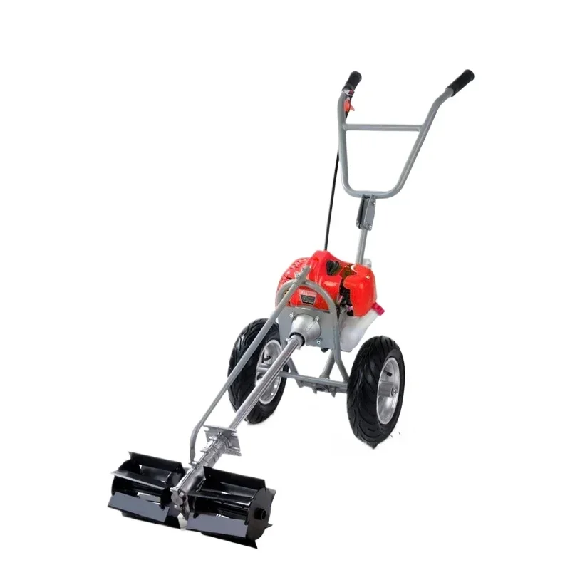 Portable Small Multifunctional Hand Push Lawn Mower 4-Stroke Powered Land Reclamation And Soil Loosening Lawn Mower Farming