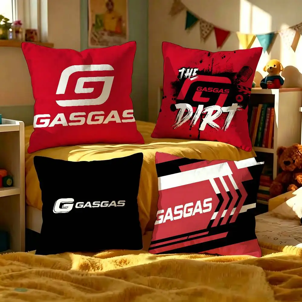 G-GasGas R-Red Motorcycle Cushion Cover Decorative Pillow Sofa Home Decor case pillow cases
