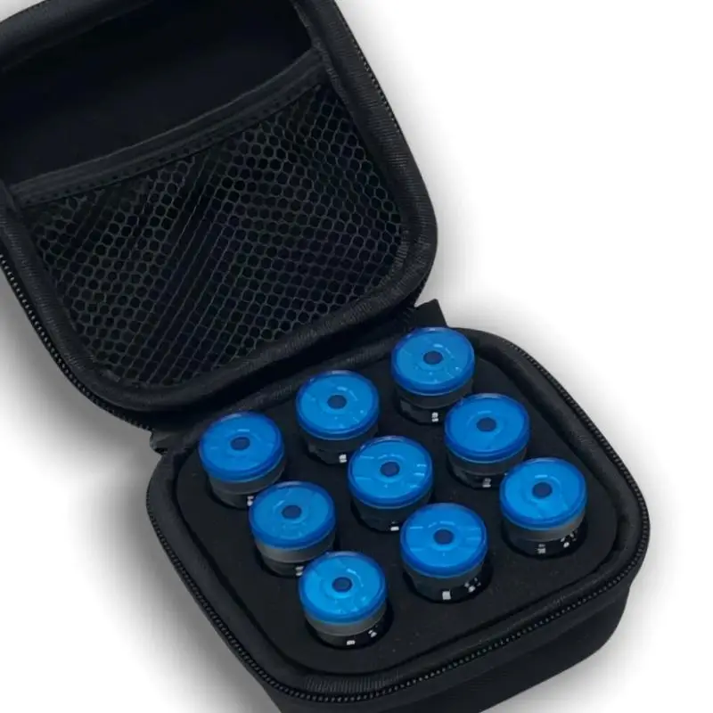 3ML Insulin-Aufbewahrungstasche mit 9 Fächern, wasserdichte Tragetasche für ätherische Öle, Reißverschluss, verschleißfester Insulin-Organizer – Detail 3