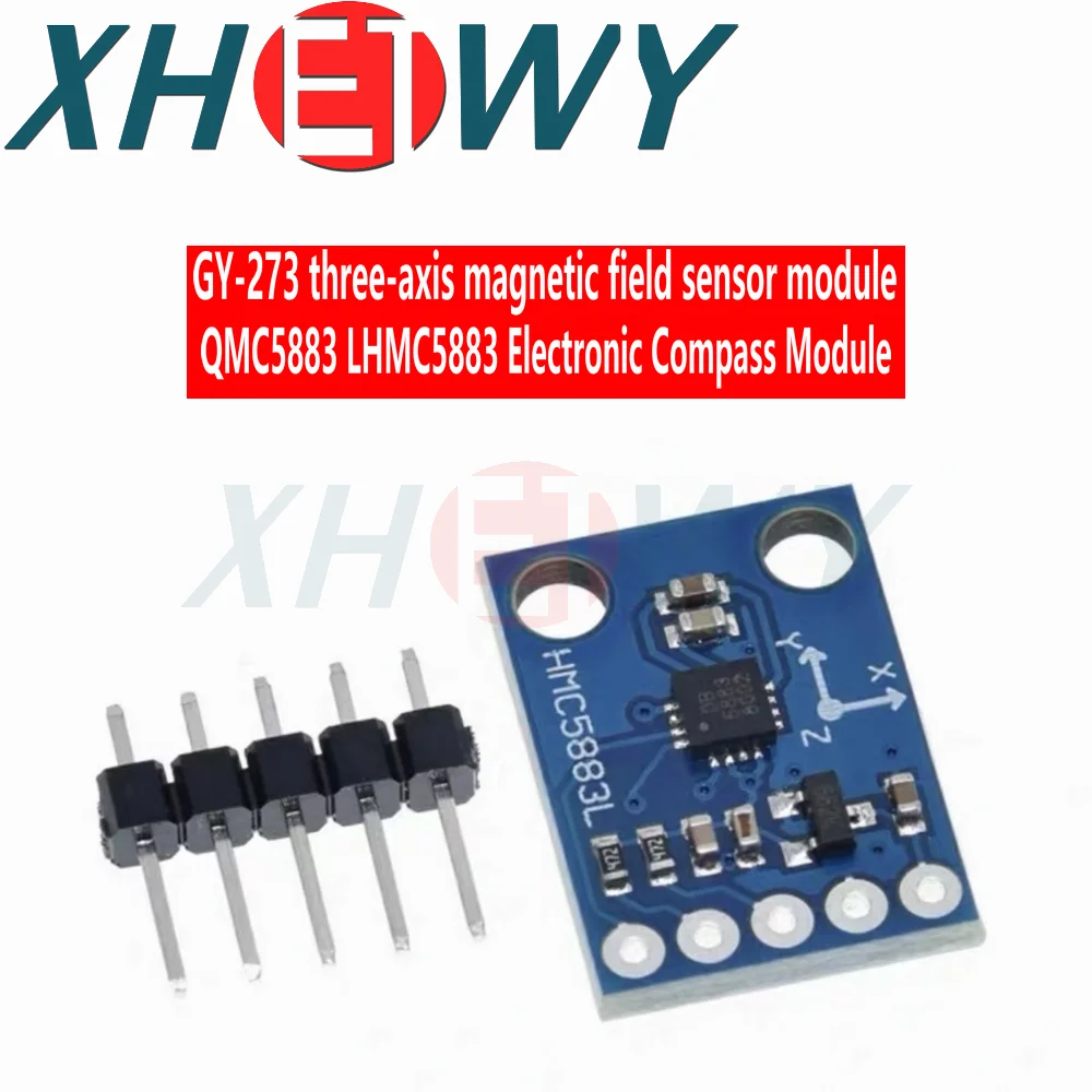 GY-273 3V-5V QMC5883L HMC5883L  Triple Axis Compass Magnetometer Sensor Module Three Axis Magnetic Field Module For Arduino