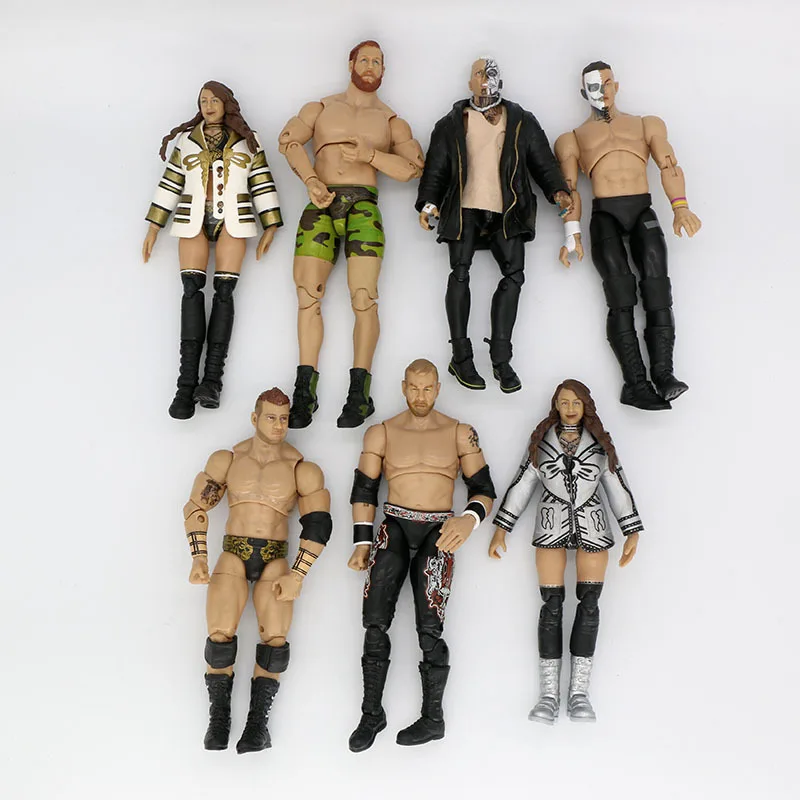 6 \'-7\'Rare WWE/AEW /WWF/WCW Figure Collection PVC All Elite Wrestling collezione senza pari JON MOXLEY DARBY ALLIN Action Figures